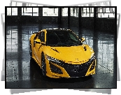 Żółta, Acura NSX, Przód