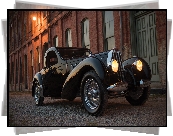 Czarny, Zabytkowy, Bugatti Typ 57SC Atlantic, 1938