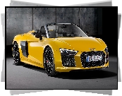 Żółte, Audi R8 Spyder