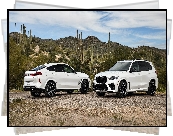 Dwa, Białe, BMW X6 M, BMW X5 M, Competition