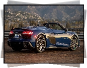 Granatowe, Audi R8 Spyder, Kabriolet