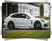 Białe, Porsche Panamera S, Bok