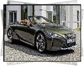 Zielony, Lexus LC 500, Kabriolet