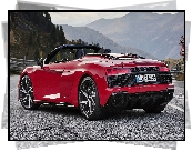 Czerwone, Audi R8 Spyder, Kabriolet