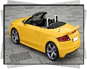Żółte, Audi TT S, Cabrio