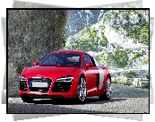 Czerwone, Audi R8, 2013