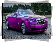 Rolls-Royce Dawn, Kabriolet, Kolor, Fuksja