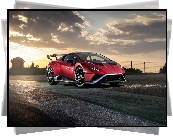 Czerwone, Lamborghini Huracan STO