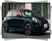 Czarny, Mini John Cooper Works, Czerwony, Dach, 2021