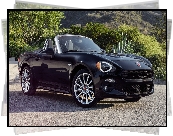 Czarny, Fiat 124 Spider, Cabrio