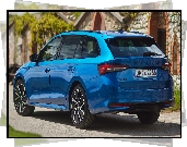 Niebieska, Skoda Octavia, Combi, Sportline