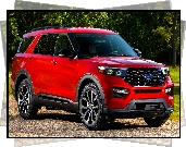 Czerwony, Ford Explorer ST
