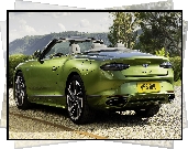 Zielony, Bentley Continental, GT, Kabriolet, Tył