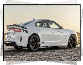 Biały, Dodge Charger, SRT Hellact