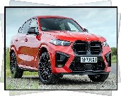 BMW X6 M, Czerwony