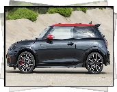 Czarno-czerwony, Mini John Cooper, Bok